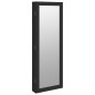 vidaXL Spiegel-Schmuckschrank mit LED-Beleuchtung Wandmontage Schwarz vidaXL Spiegel-Schmuckschrank mit LED-Beleuchtung Wandmontage Schwarz