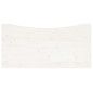vidaXL Schreibtischplatte Weiß 100x60x2,5 cm Massivholz Kiefer vidaXL Schreibtischplatte Weiß 100x60x2,5 cm Massivholz Kiefer