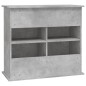 vidaXL Aquariumständer Betongrau 81x36x73 cm Holzwerkstoff vidaXL Aquariumständer Betongrau 81x36x73 cm Holzwerkstoff