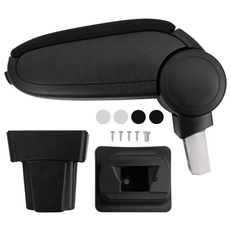 vidaXL Auto-Armlehne Schwarz 11,5x32x(30-50) cm ABS vidaXL Auto-Armlehne Schwarz 11,5x32x(30-50) cm ABS