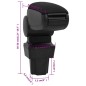 vidaXL Auto-Armlehne Schwarz 11,5x32x(30-50) cm ABS vidaXL Auto-Armlehne Schwarz 11,5x32x(30-50) cm ABS