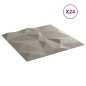 vidaXL Wandpaneele 24 Stk. Betongrau 50x50 cm EPS 6 m² Diamant vidaXL Wandpaneele 24 Stk. Betongrau 50x50 cm EPS 6 m² Diamant