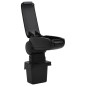 vidaXL Auto-Armlehne Schwarz 15x31,5x(35-51) cm ABS vidaXL Auto-Armlehne Schwarz 15x31,5x(35-51) cm ABS