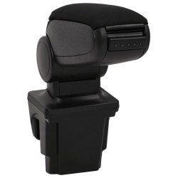 vidaXL Auto-Armlehne Schwarz 16x32x(35-50,5) cm ABS