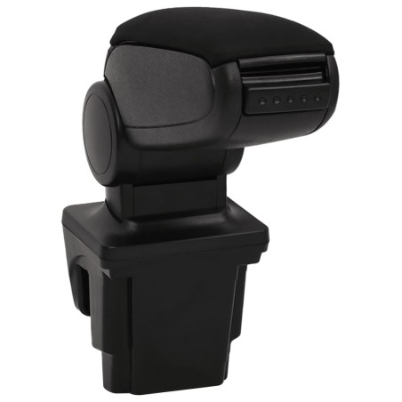 vidaXL Auto-Armlehne Schwarz 16x32x(35-50,5) cm ABS