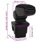 vidaXL Auto-Armlehne Schwarz 16x32x(35-50,5) cm ABS vidaXL Auto-Armlehne Schwarz 16x32x(35-50,5) cm ABS