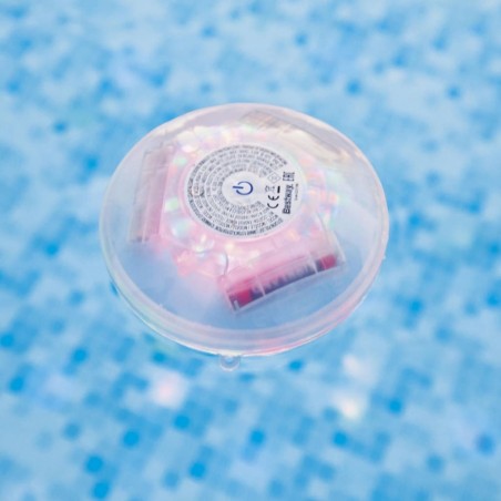 Bestway LED-Poolbeleuchtung Schwimmend 14 cm Transparent