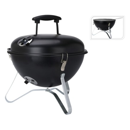 ProGarden Kugelgrill 37 cm Schwarz