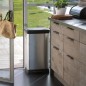 Curver Duo Tretmülleimer Deco 23L+23L Silbern Curver Duo Tretmülleimer Deco 23L+23L Silbern