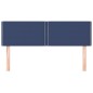 Kopfteile 2 Stk. Blau 72x5x78/88 cm Stoff Kopfteile 2 Stk. Blau 72x5x78/88 cm Stoff