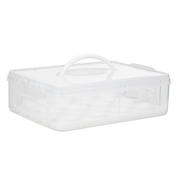 HI Aufbewahrungsbox für 12 Cupcakes 6 L Transparent