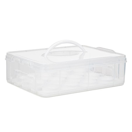 HI Aufbewahrungsbox für 12 Cupcakes 6 L Transparent