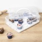 HI Aufbewahrungsbox für 12 Cupcakes 6 L Transparent HI Aufbewahrungsbox für 12 Cupcakes 6 L Transparent