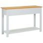 vidaXL Konsolentisch 118x35x77 cm Massivholz Eiche vidaXL Konsolentisch 118x35x77 cm Massivholz Eiche