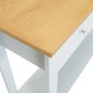 vidaXL Konsolentisch 118x35x77 cm Massivholz Eiche vidaXL Konsolentisch 118x35x77 cm Massivholz Eiche