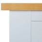 vidaXL Konsolentisch 118x35x77 cm Massivholz Eiche vidaXL Konsolentisch 118x35x77 cm Massivholz Eiche