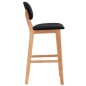 vidaXL Barhocker 2 Stk. Schwarz Stoff vidaXL Barhocker 2 Stk. Schwarz Stoff