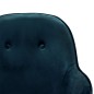 vidaXL Schaukelstuhl Blau Samt vidaXL Schaukelstuhl Blau Samt