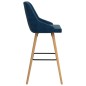 vidaXL Barhocker 2 Stk. Blau Samt vidaXL Barhocker 2 Stk. Blau Samt