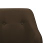 vidaXL Schaukelstuhl Braun Stoff vidaXL Schaukelstuhl Braun Stoff