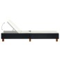 vidaXL Sonnenliege mit Auflage Poly Rattan Schwarz vidaXL Sonnenliege mit Auflage Poly Rattan Schwarz
