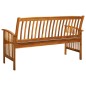 vidaXL Gartenbank mit Kissen 147 cm Massivholz Akazie vidaXL Gartenbank mit Kissen 147 cm Massivholz Akazie