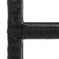 vidaXL Barhocker mit Kissen 6 Stk. Schwarz Poly Rattan vidaXL Barhocker mit Kissen 6 Stk. Schwarz Poly Rattan
