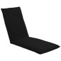 vidaXL Sonnenliege Klappbar Oxford-Gewebe Schwarz vidaXL Sonnenliege Klappbar Oxford-Gewebe Schwarz