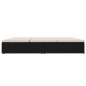 vidaXL Sonnenliege mit Auflagen Poly Rattan Schwarz vidaXL Sonnenliege mit Auflagen Poly Rattan Schwarz