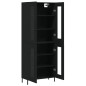 vidaXL Highboard Schwarz 69,5x34x180 cm Holzwerkstoff vidaXL Highboard Schwarz 69,5x34x180 cm Holzwerkstoff