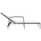 vidaXL Sonnenliegen 2 Stk. mit Tisch Poly Rattan Schwarz vidaXL Sonnenliegen 2 Stk. mit Tisch Poly Rattan Schwarz