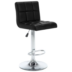 vidaXL Barhocker 2 Stk. Schwarz Kunstleder 