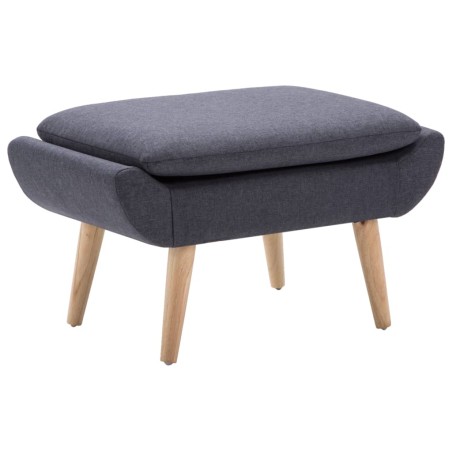 vidaXL Hocker Stoffbezug 73 x 43 x 42 cm Dunkelgrau 