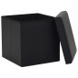 vidaXL Hocker mit Stauraum Schwarz Kunstleder vidaXL Hocker mit Stauraum Schwarz Kunstleder