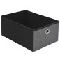 vidaXL Faltbare Sitzbank Leinenoptik 76×38×38 cm Dunkelgrau vidaXL Faltbare Sitzbank Leinenoptik 76×38×38 cm Dunkelgrau