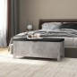 vidaXL Sitzbank mit Stauraum und Kissen Betongrau 105x40x45cm vidaXL Sitzbank mit Stauraum und Kissen Betongrau 105x40x45cm