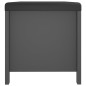 vidaXL Sitzbank mit Stauraum und Kissen Grau 105x40x45cm Holzwerkstoff vidaXL Sitzbank mit Stauraum und Kissen Grau 105x40x45cm Holzwerkstoff