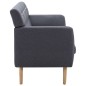 vidaXL 3-Sitzer-Sofa Stoff 172x70x82 cm Dunkelgrau vidaXL 3-Sitzer-Sofa Stoff 172x70x82 cm Dunkelgrau