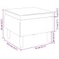 vidaXL Hocker mit Holzbeinen Schwarz Samt vidaXL Hocker mit Holzbeinen Schwarz Samt