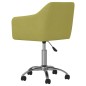 vidaXL Esszimmerstühle 2 Stk. Drehbar Grün Stoff vidaXL Esszimmerstühle 2 Stk. Drehbar Grün Stoff