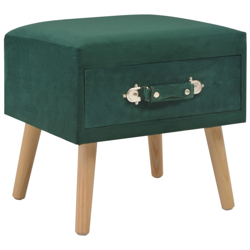 vidaXL Nachttisch Grün 40 x 35 x 40 Samt vidaXL Nachttisch Grün 40 x 35 x 40 Samt