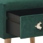 vidaXL Nachttisch Grün 40 x 35 x 40 Samt vidaXL Nachttisch Grün 40 x 35 x 40 Samt