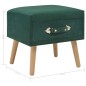 vidaXL Nachttisch Grün 40 x 35 x 40 Samt vidaXL Nachttisch Grün 40 x 35 x 40 Samt