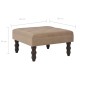 vidaXL Hocker Beige 60 x 60 x 36 cm Samt vidaXL Hocker Beige 60 x 60 x 36 cm Samt