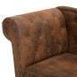 vidaXL Chaiselongue Braun Wildleder-Optik vidaXL Chaiselongue Braun Wildleder-Optik