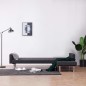 vidaXL L-förmiges Schlafsofa Dunkelgrau Polyester vidaXL L-förmiges Schlafsofa Dunkelgrau Polyester