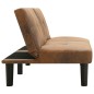 vidaXL 2-Sitzer-Sofa Braun Wildleder-Optik vidaXL 2-Sitzer-Sofa Braun Wildleder-Optik