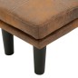 vidaXL 2-Sitzer-Sofa Braun Wildleder-Optik vidaXL 2-Sitzer-Sofa Braun Wildleder-Optik