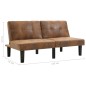 vidaXL 2-Sitzer-Sofa Braun Wildleder-Optik vidaXL 2-Sitzer-Sofa Braun Wildleder-Optik