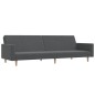 vidaXL Schlafsofa 2-Sitzer Hellgrau Stoff vidaXL Schlafsofa 2-Sitzer Hellgrau Stoff